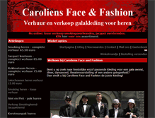 Tablet Screenshot of caroliensfaceandfashion.nl